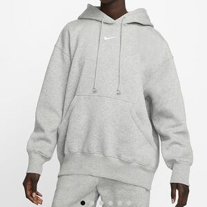 WHITE OVERSIZED NIKE HOODIE